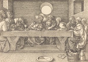 Het laatste avondmaal door Albrecht Dürer