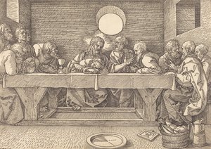 Het Laatste Avondmaal, 1523 door Albrecht Dürer