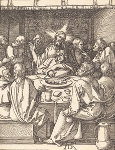 Het Laatste Avondmaal, waarschijnlijk c. 1509-1510 door Albrecht Dürer