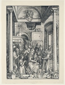 Het leven van de Maagd: De verheerlijking van de Maagd door Albrecht Dürer