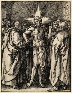 De Kleine Passie: De ongelovige Thomas door Albrecht Dürer