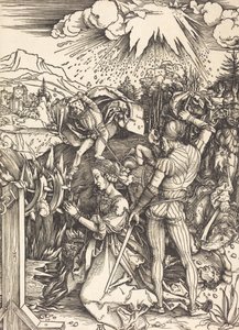 Het martelaarschap van Sint Catharina, ca. 1497-1499 door Albrecht Dürer