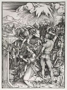 Het martelaarschap van Sint-Catharina van Alexandrië door Albrecht Dürer