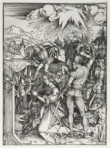 Het martelaarschap van Sint-Catharina van Alexandrië, ca. 1497 door Albrecht Dürer