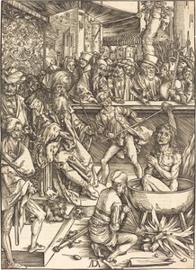 Het Martelaarschap van Sint Jan door Albrecht Dürer