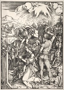 Het Martelaarschap van St. Catherine door Albrecht Dürer