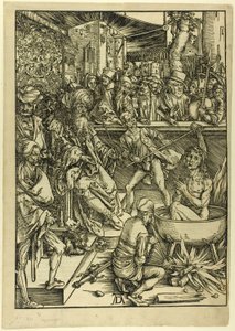 Het martelaarschap van St. Johannes, uit De Apocalyps
