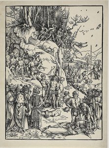 Het Martelaarschap van de Tienduizend door Albrecht Dürer