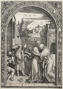 De ontmoeting van Joachim en Anna bij de Gouden Poort, 1504