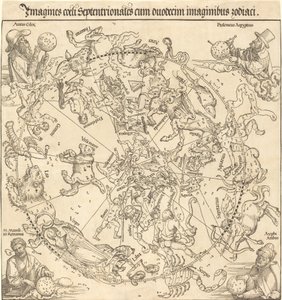 Het Noordelijke Hemelgewelf door Albrecht Dürer