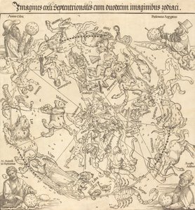 Het Noordelijke Hemelgewelf, 1515 door Albrecht Dürer