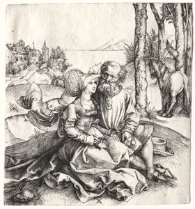 Het Aanbod van Liefde of Het Slecht Gekoppelde Paar door Albrecht Dürer