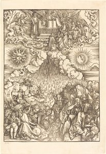 De Opening van het Vijfde en Zesde Zegel door Albrecht Dürer
