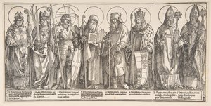 De beschermheiligen van Oostenrijk, 1515-17 door Albrecht Dürer
