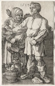 De Boeren op de Markt door Albrecht Dürer