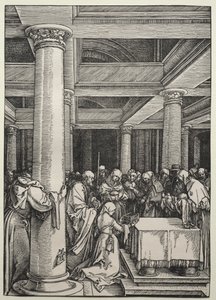 De Presentatie van Christus in de Tempel door Albrecht Dürer