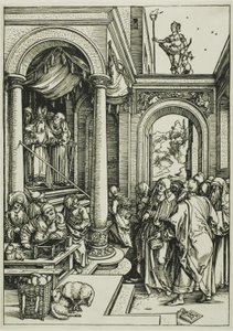 De presentatie van de Maagd in de tempel, uit Het leven van de Maagd