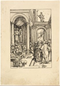 De presentatie van de Maagd in de tempel, uit Het leven van de Maagd