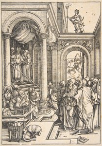 De presentatie van de Maagd in de tempel, uit Het leven van de Maagd