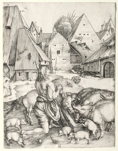 De verloren zoon door Albrecht Dürer