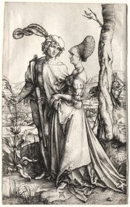 De Promenade, ca. 1497 door Albrecht Dürer