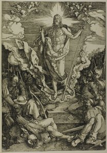 De Opstanding, uit De Grote Passie door Albrecht Dürer