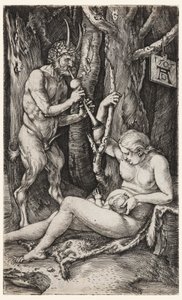 De satyrfamilie door Albrecht Dürer