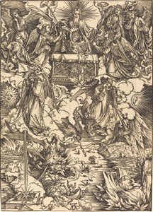 De Zeven Engelen met de Trompetten door Albrecht Dürer