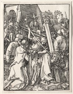 De Kleine Passie: Christus draagt het kruis, 1509 door Albrecht Dürer