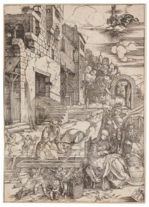 Het verblijf van de Heilige Familie in Egypte, uit Het leven van de Maagd, ca. 1504 door Albrecht Dürer