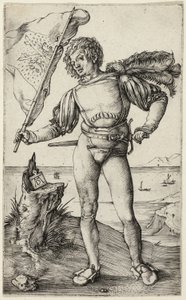 De Vaandeldrager door Albrecht Dürer