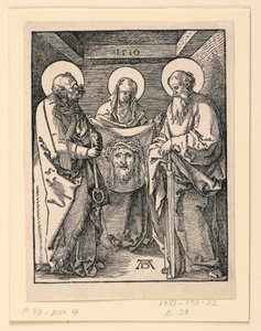 De Sudarium (Heiligen Veronica, Peter en Paul), uit De Kleine Passie Serie