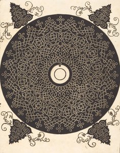 De derde knoop met een zwarte cirkel op een witte medaillon, waarschijnlijk 1506-1507