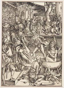 De marteling van St. Johannes de Evangelist door Albrecht Dürer