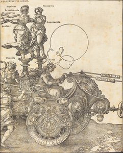De Triomfwagen van Maximiliaan I (De Grote Triomfwagen) [plaat 2 van 8] door Albrecht Dürer
