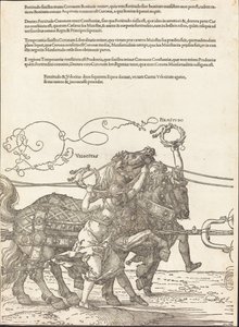 De Triomfwagen van Maximiliaan I (De Grote Triomfwagen) [plaat 5 van 8]