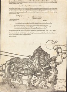 De Triomfwagen van Maximiliaan I (De Grote Triomfwagen) [plaat 8 van 8]
