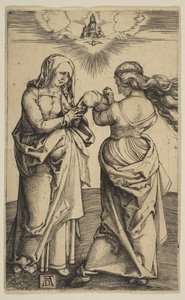 De Maagd en het Kind met het Christuskind en Sint Anna