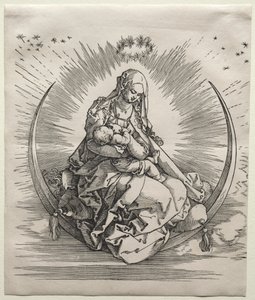 De Maagd op een Maansikkel door Albrecht Dürer