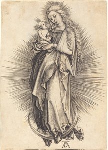 De Maagd op de Maan door Albrecht Dürer