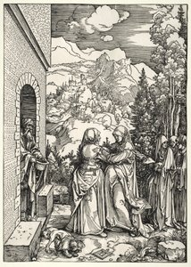 Het Bezoek door Albrecht Dürer