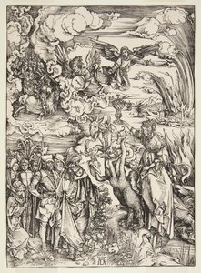 De hoer van Babylon, uit De Apocalyps door Albrecht Dürer