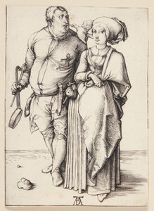 De kok en zijn vrouw door Albrecht Dürer