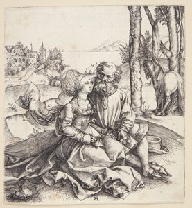 Het slecht bij elkaar passende paar door Albrecht Dürer