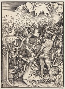 Het martelaarschap van St. Catherine door Albrecht Dürer