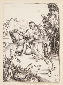 De kleine koerier door Albrecht Dürer