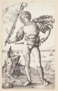 De vaandeldrager door Albrecht Dürer