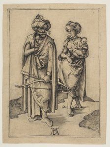 Turkse Familie door Albrecht Dürer