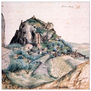 Uitzicht op Arco, 1495 door Albrecht Dürer