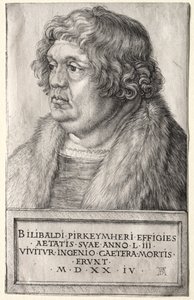 Willibald Pirkheimer door Albrecht Dürer